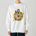 A33のハロウィン　魔女のwitchanとなかまたち Heavyweight Crew Neck Sweatshirt