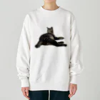 ちびまる一族の乱の猛獣おまるぴぴ Heavyweight Crew Neck Sweatshirt