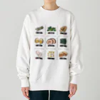 高堂玲/イラストの方のラーメントッピング Heavyweight Crew Neck Sweatshirt