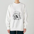 natalieのびあひつじくん、キャンプする Heavyweight Crew Neck Sweatshirt