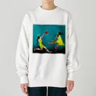 yagisaki009のdeep sea ball GAME Heavyweight Crew Neck Sweatshirt