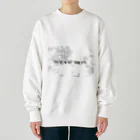 ばばばのばのOn n’a qu’une vie. Heavyweight Crew Neck Sweatshirt