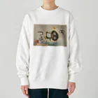 KIYOKA88WONDERLANDのつるっとペンギン　Slippery penguin Heavyweight Crew Neck Sweatshirt