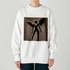 h.greenの機械天使 Heavyweight Crew Neck Sweatshirt