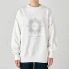 E8kickboxingのE8kickboxing ホワイトロゴ Heavyweight Crew Neck Sweatshirt