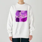 うにぽっぷこーんの焼き芋 Heavyweight Crew Neck Sweatshirt