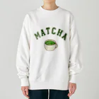 けいすけ_まちゃおの抹茶ラテロゴ/Matcha Latté logo ヘビーウェイトスウェット