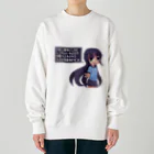 獅子のしっぽのn面性 Heavyweight Crew Neck Sweatshirt