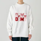 ドコデモモタード*DOCOMOTAのBack:3D DOCOMOTA  F:DCMT Logo レッド Heavyweight Crew Neck Sweatshirt