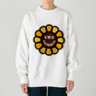 EWOKAITEMITAのお店のsunflowerロゴ Heavyweight Crew Neck Sweatshirt