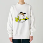 マツバラのもじゃまるぴゃーん Heavyweight Crew Neck Sweatshirt