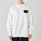 フロー柔術ネットショップのフロー柔術黒長方形ロゴ Heavyweight Crew Neck Sweatshirt