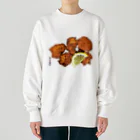 脂身通信Ｚの鶏の唐揚げ（ザンギ）_221016 Heavyweight Crew Neck Sweatshirt