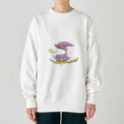 usagi-cuteの魔女のはりっちょ Heavyweight Crew Neck Sweatshirt