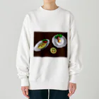 あんじー’s SHOPのローポリたまご料理🍳 Heavyweight Crew Neck Sweatshirt