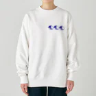 οοhanaοο　カラフルマレーバクのシンプルマレーバク　ネイビーライン Heavyweight Crew Neck Sweatshirt