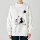 UnchienのTala&Sheena Heavyweight Crew Neck Sweatshirt