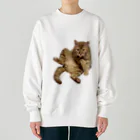 茶太郎🐱とモンブランの茶太郎のヤベッ！シリーズ Heavyweight Crew Neck Sweatshirt