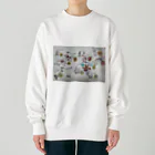 ネコキング博物館（nekoking-muesum）の珍しい動物たち Heavyweight Crew Neck Sweatshirt