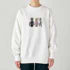 ねこおじさんの店のヒゲおじさん達 Heavyweight Crew Neck Sweatshirt