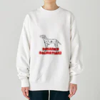 のいたんの道産子ダルメシアン2 Heavyweight Crew Neck Sweatshirt