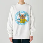 ジェイキーとずぼらちゃんのお店の丸ロゴ Heavyweight Crew Neck Sweatshirt