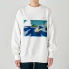 BurstPanda ShopのK.T.Y. ヘリコプター Heavyweight Crew Neck Sweatshirt