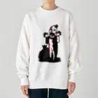 マルベリーデザインのコワかわピエロ Heavyweight Crew Neck Sweatshirt