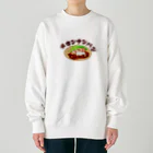 chicodeza by suzuriのやっぱりチキン南蛮 Heavyweight Crew Neck Sweatshirt