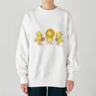 黒澤あおいのひよこの3兄弟 -ひまわり- Heavyweight Crew Neck Sweatshirt