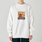 Siderunの館 B2のレトロ看板風なしゃぶしゃぶ Heavyweight Crew Neck Sweatshirt