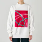 studioaoのボーダーセーター Heavyweight Crew Neck Sweatshirt