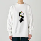 パンダさんの日常のPARTY TIME パンダ Heavyweight Crew Neck Sweatshirt