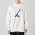 子の字グッズショップの大きいえんぴつ Heavyweight Crew Neck Sweatshirt