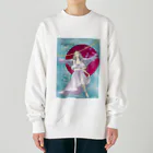 mannaの皆既月食の夜に Heavyweight Crew Neck Sweatshirt