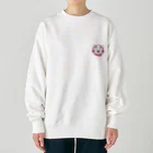 ベドリントンテリアのワホワホショップのベドエンブレム Heavyweight Crew Neck Sweatshirt