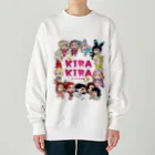 キラキラ参上のsweat top double sides Heavyweight Crew Neck Sweatshirt