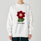 4_seasonのLITTLE FLOWER(RED) Heavyweight Crew Neck Sweatshirt