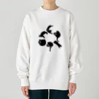 carbonbonの猫文字カーボン Heavyweight Crew Neck Sweatshirt