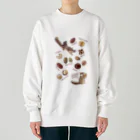 huroshikiのNUTS collection ナッツコレクション Heavyweight Crew Neck Sweatshirt