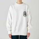 平文子@淡路島#農家の雑談カードNo.021のブロ雅さんの平白菜 Heavyweight Crew Neck Sweatshirt