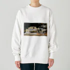 カメオタクの飼育箱のヒョウモントカゲモドキ＆ニシアフリカトカゲモドキ Heavyweight Crew Neck Sweatshirt