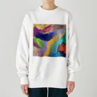 ルーナ│障害者アート の美しい世界 Heavyweight Crew Neck Sweatshirt