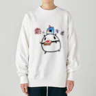 うさやの恋の予感がするパンダ Heavyweight Crew Neck Sweatshirt