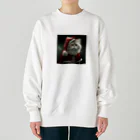 D4C Napoléonのクリスマスネコ Heavyweight Crew Neck Sweatshirt