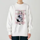 メアのいちごミルク Heavyweight Crew Neck Sweatshirt