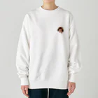 舞妓グッズ専門店『オツボネーズ』のあっこねえさん（ワンポイント） Heavyweight Crew Neck Sweatshirt