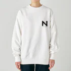 noisie_jpの【N】イニシャル × Be a noise. Heavyweight Crew Neck Sweatshirt