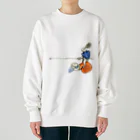 USGのキモい何かに乗るウサギ Heavyweight Crew Neck Sweatshirt