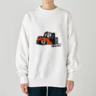 shallaのガチでシャコタンなフォークリフト（オレンジ） Heavyweight Crew Neck Sweatshirt